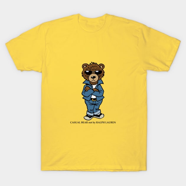 Crazy bear T-Shirt by Vick Debergh